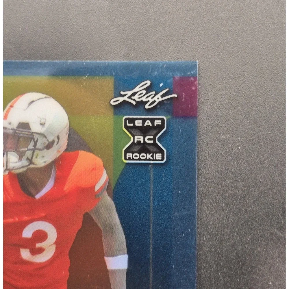 2023 Leaf Vivid Dontayvion Wicks 1/1 Pre-Production Proof Autograph Blue (RC) AU